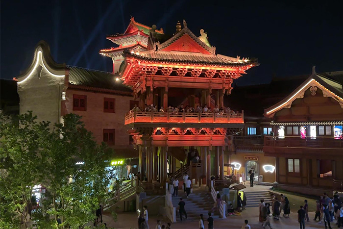 景區古建筑燈光亮化