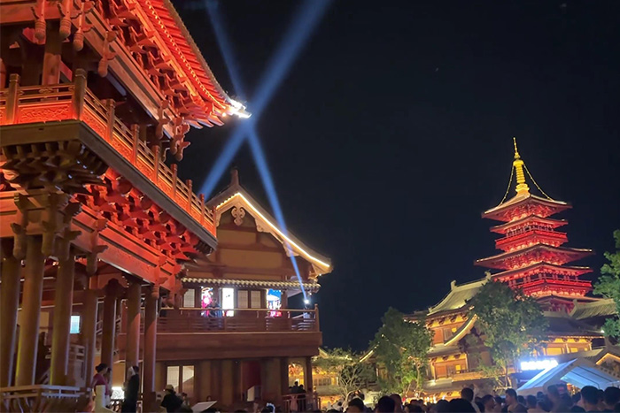 景區古建筑亮化