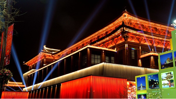 古建筑景觀(guān)亮化展現其獨特的古典韻味