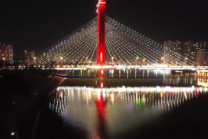 燈光亮化這樣設計，讓普通橋梁變身城市名片！
